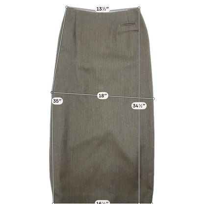 Bowdon Brown Solid Skirt – Women’s Size 8 – ONLINE ONLY