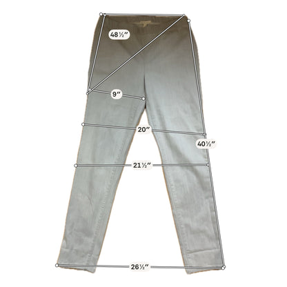 Eileen Fisher Gray Organic Cotton Stretch Jersey Pull-On Pants Size Small