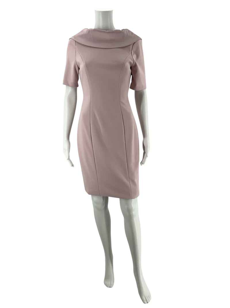 White House Black Market Lavender Solid Pre-Owned Ladies New With Tags Dress - Size 4 Petite