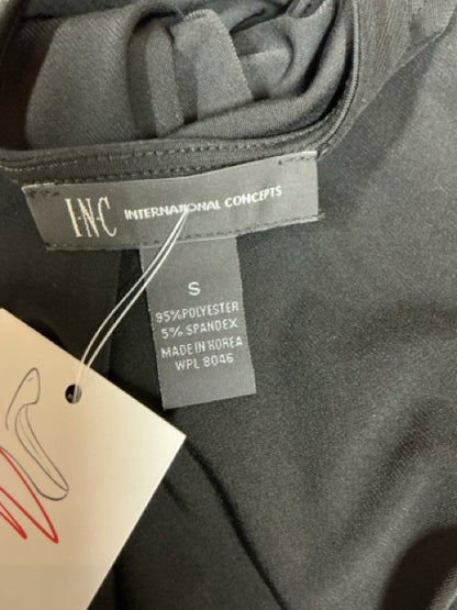 INC International Concepts Zipper Accent Ruched Sleeve Bodycon Dress Size S Black - ONLINE ONLY