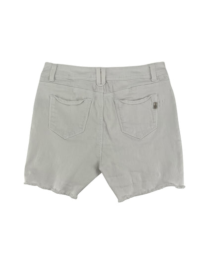 1822 Denim White Frayed Hem Cutoff Shorts Size 6 / 28