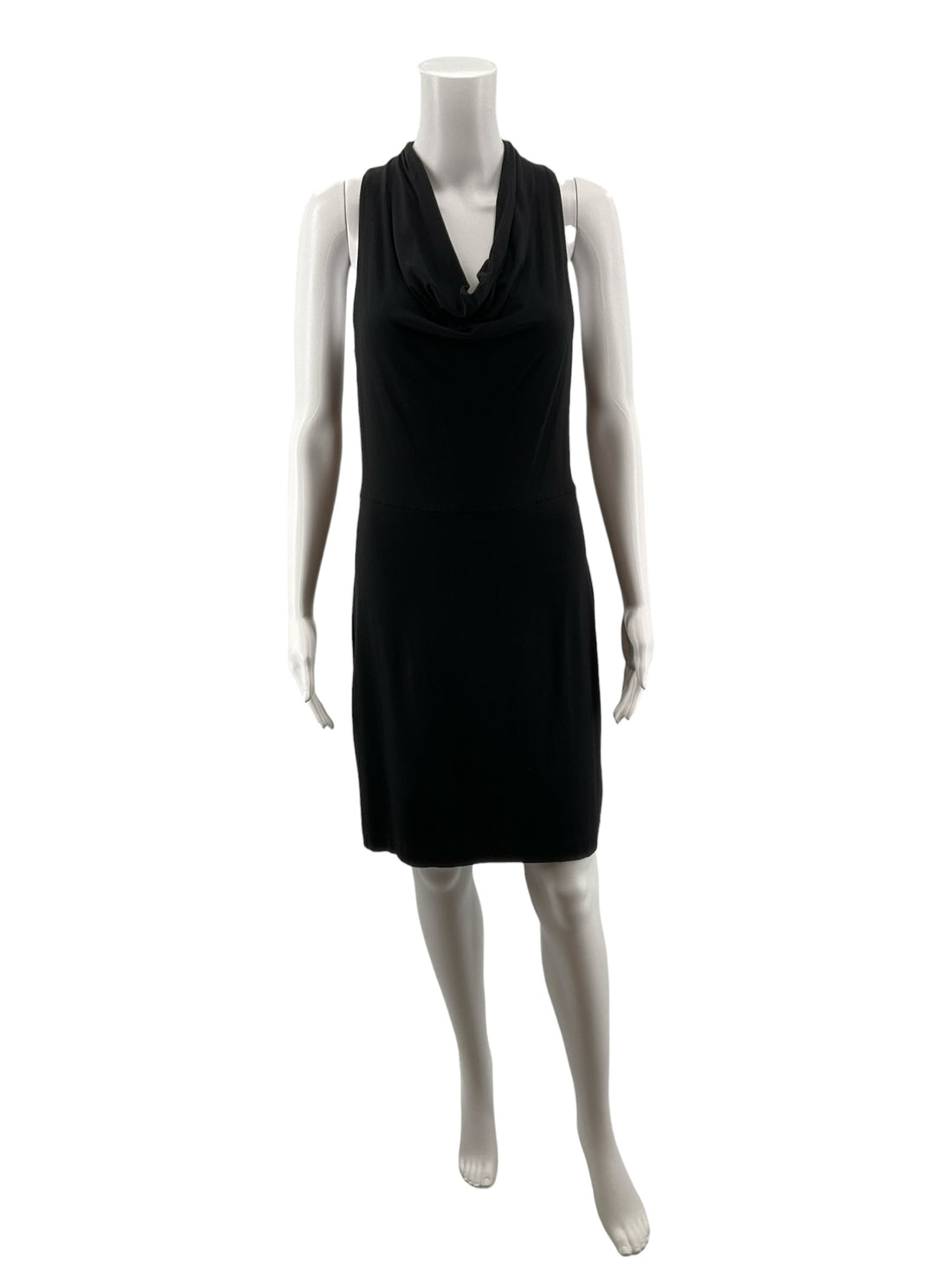 Ann Taylor Black Solid Pre-Owned Ladies Dress - Size Small
