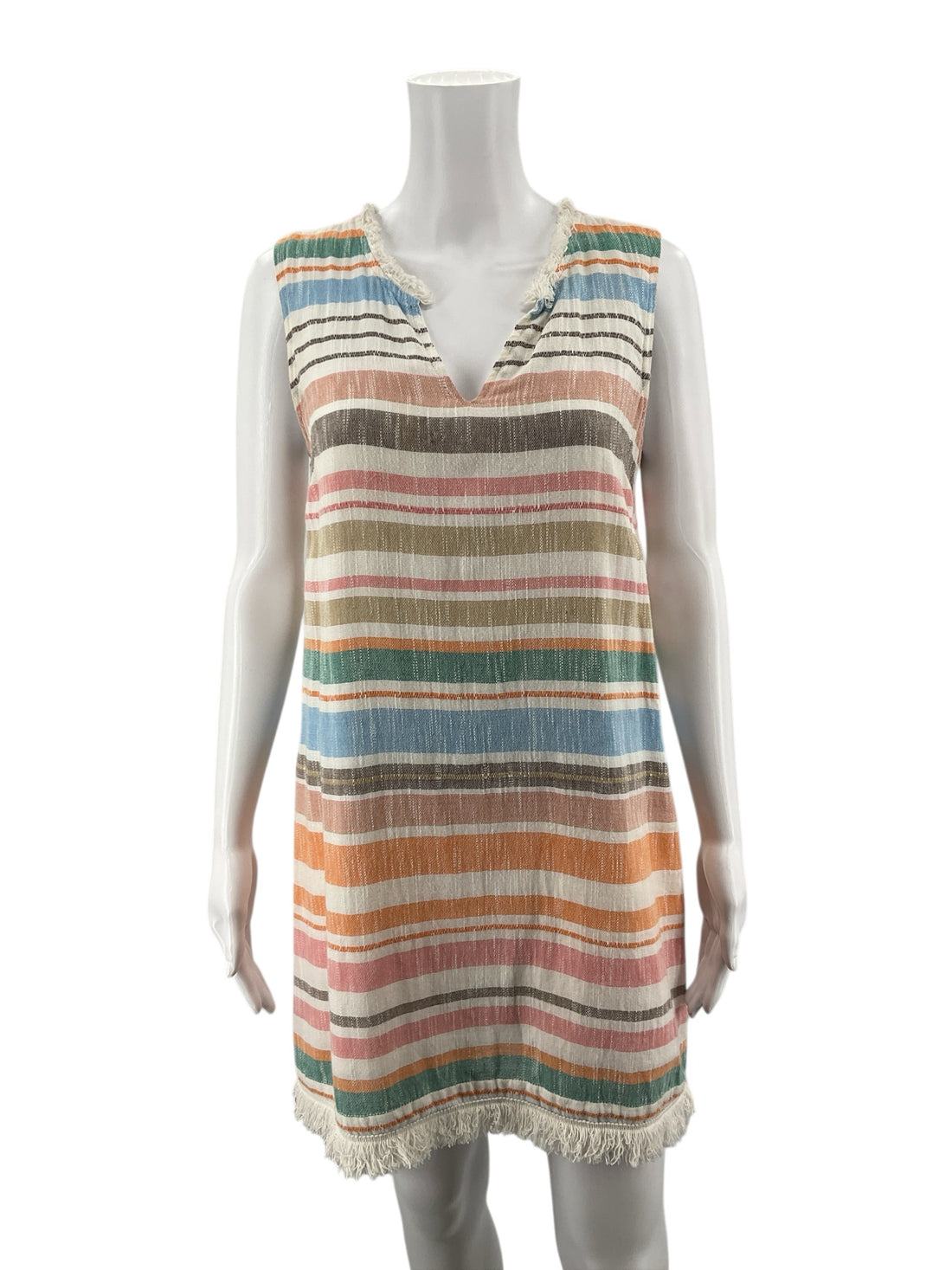 Chelsea &amp; Theodore Multi Stripe Pre-Owned Ladies Dress - Size Small