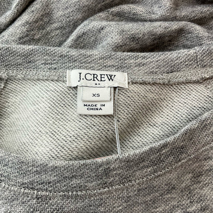Gray heathered J.Crew ladies dress in size XS, showcasing a stylish design and fabric texture. Pre-owned condition.