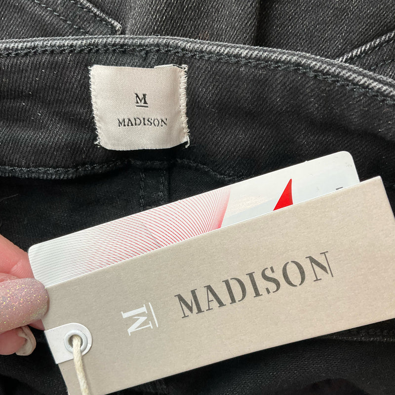 Madison Black Fringe Hem Crop Jeans – Size 4, NWT - Margaret’s Fine Consignment