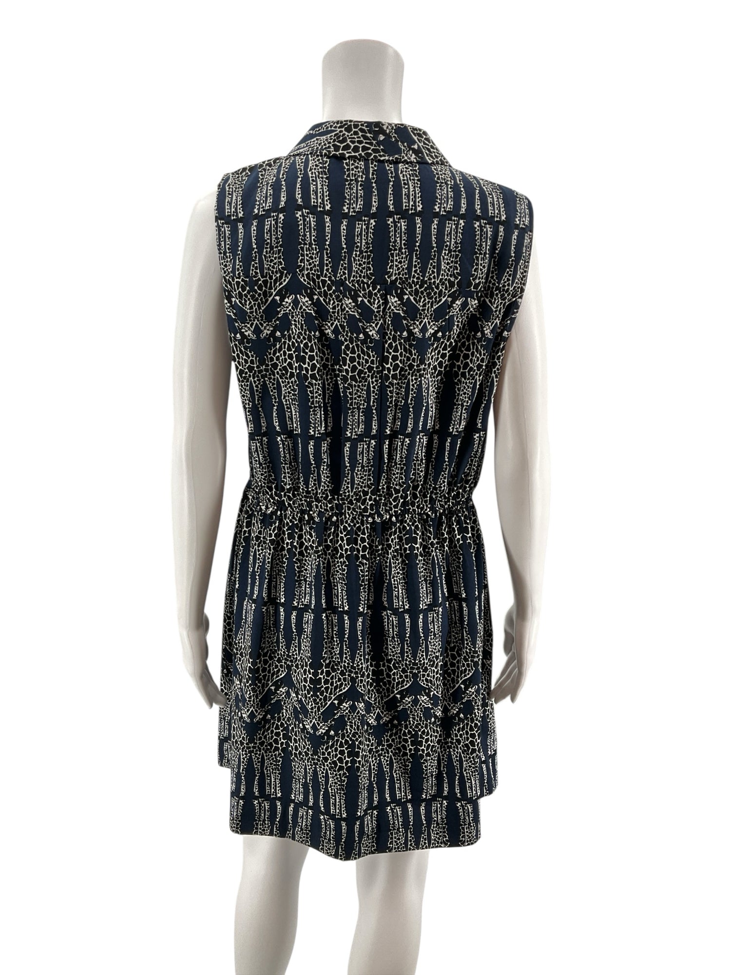 Alfani Petite Giraffe Print Sleeveless Shirtdress Size 16P