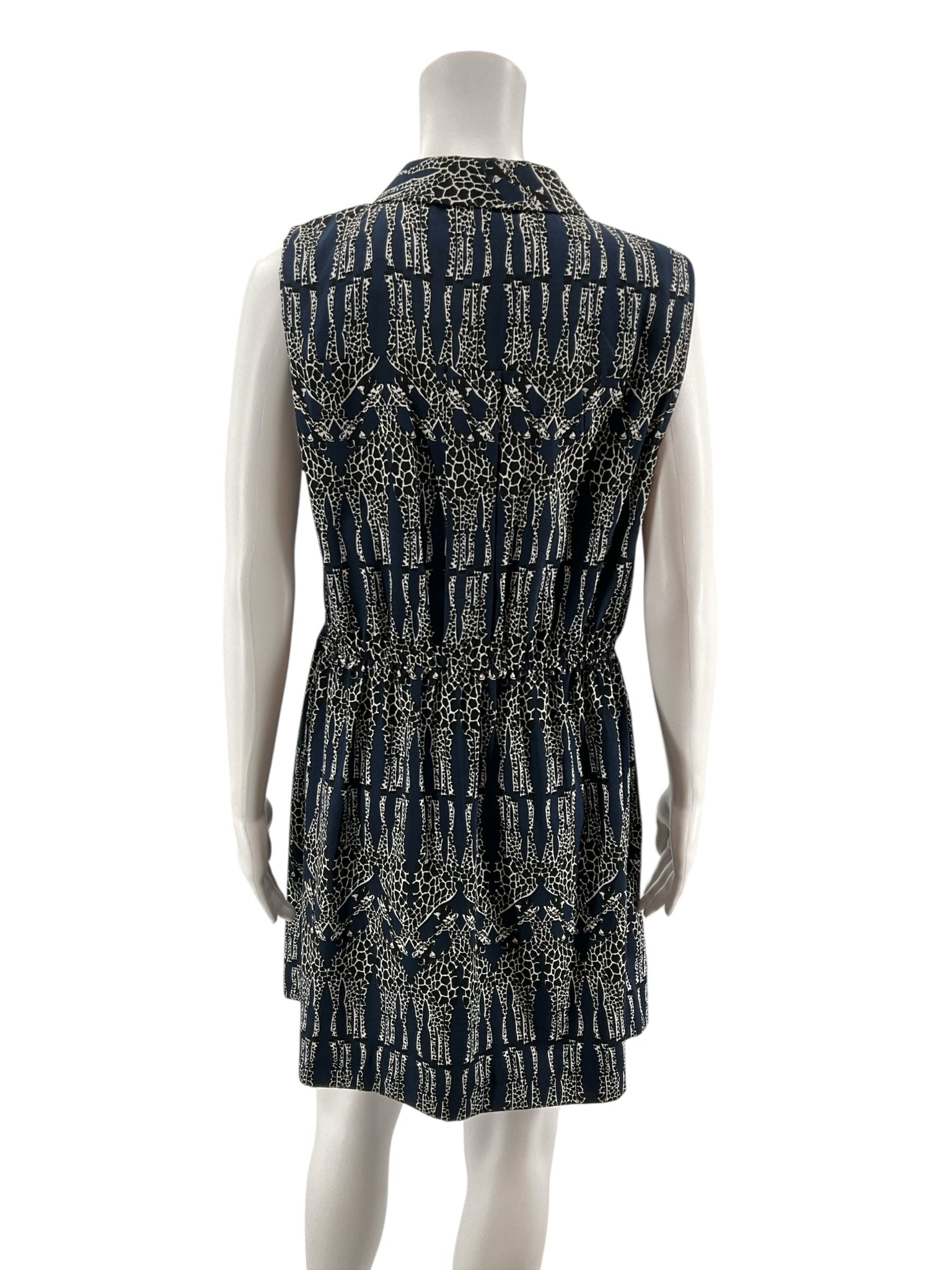 Alfani Petite Giraffe Print Sleeveless Shirtdress Size 16P