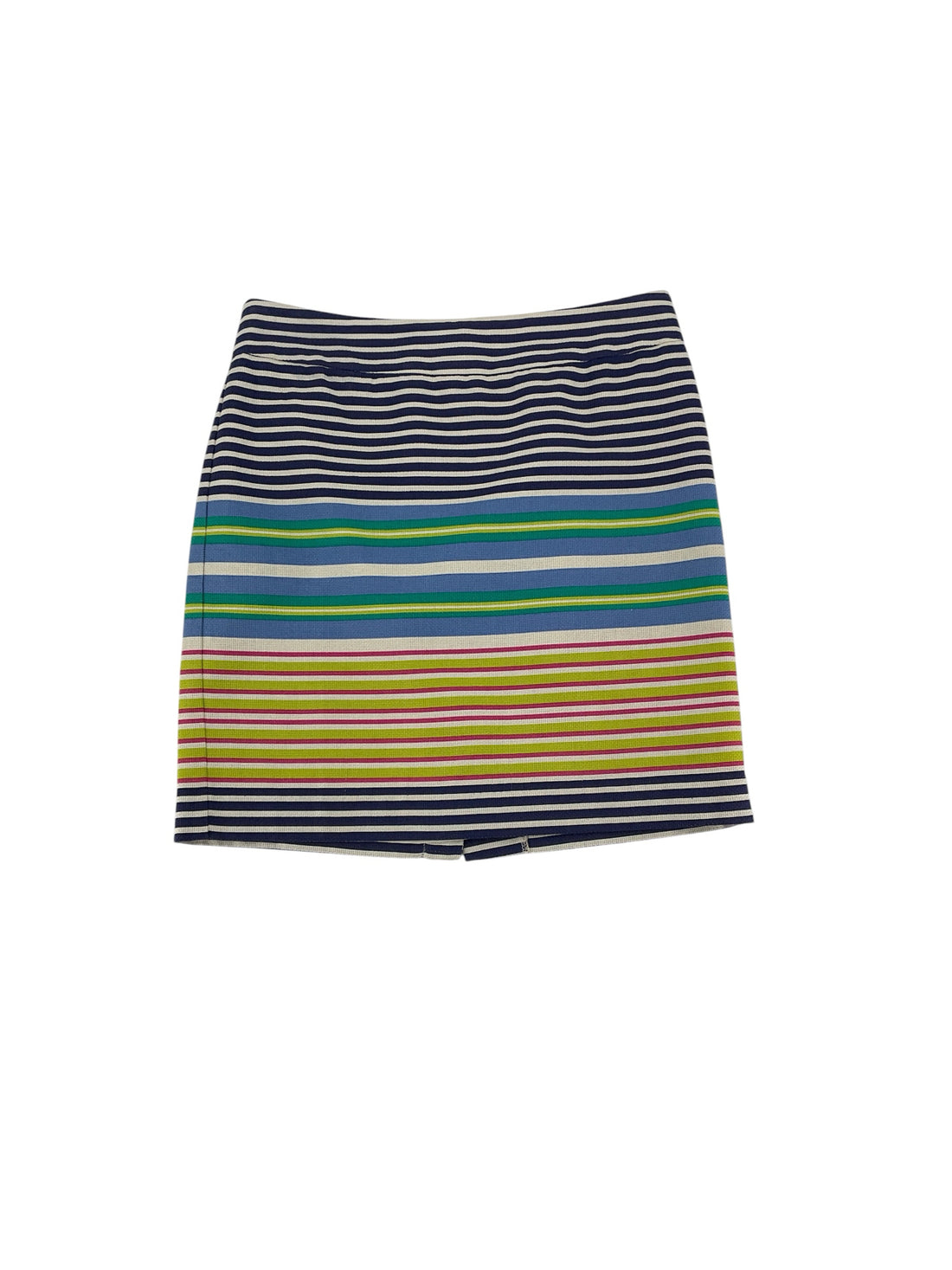 Ann Taylor LOFT Striped Cotton Pencil Skirt Size 4 - ONLINE ONLY