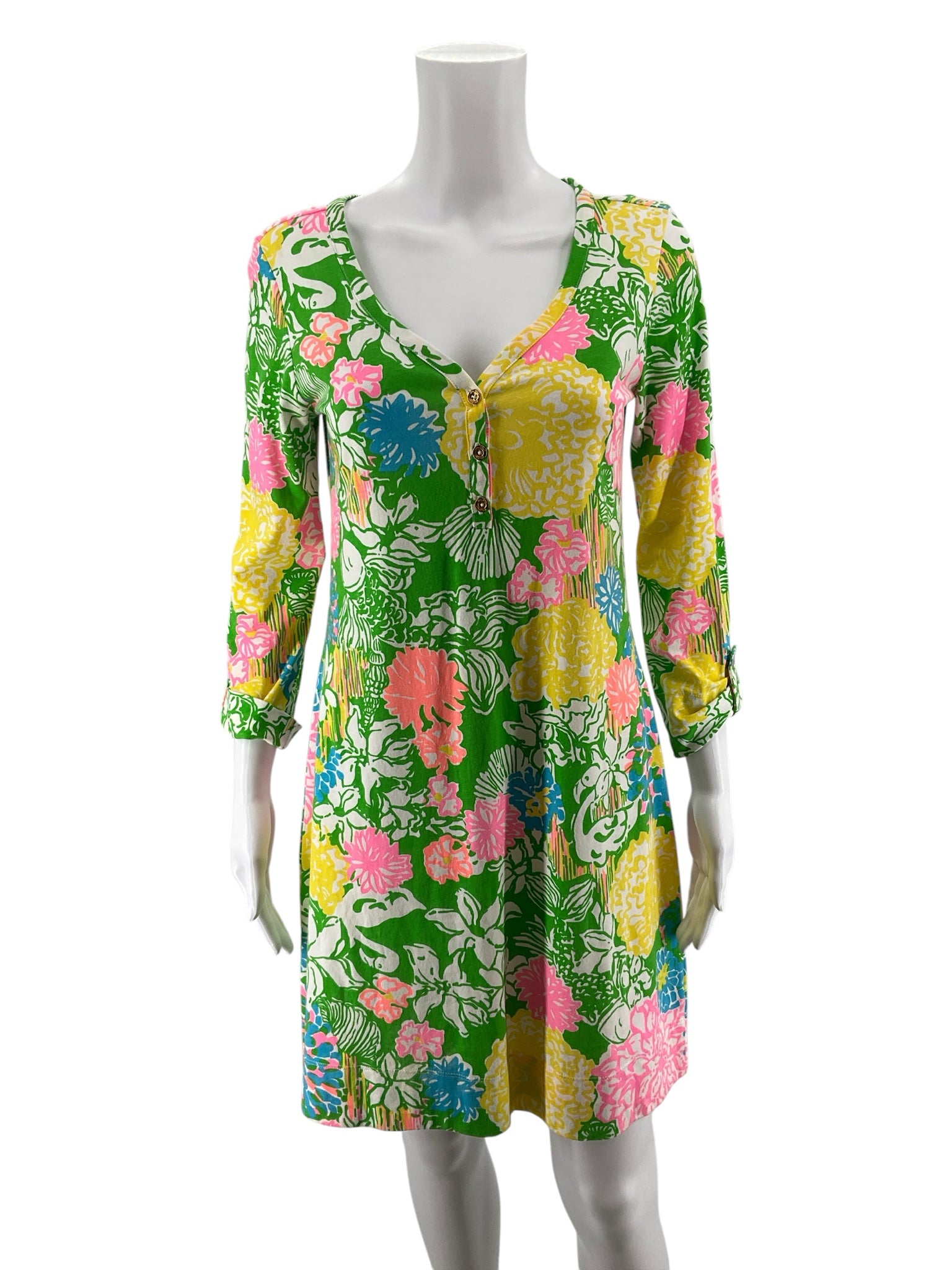 Lilly Pulitzer Sophie Dress First Impression Floral Size Small