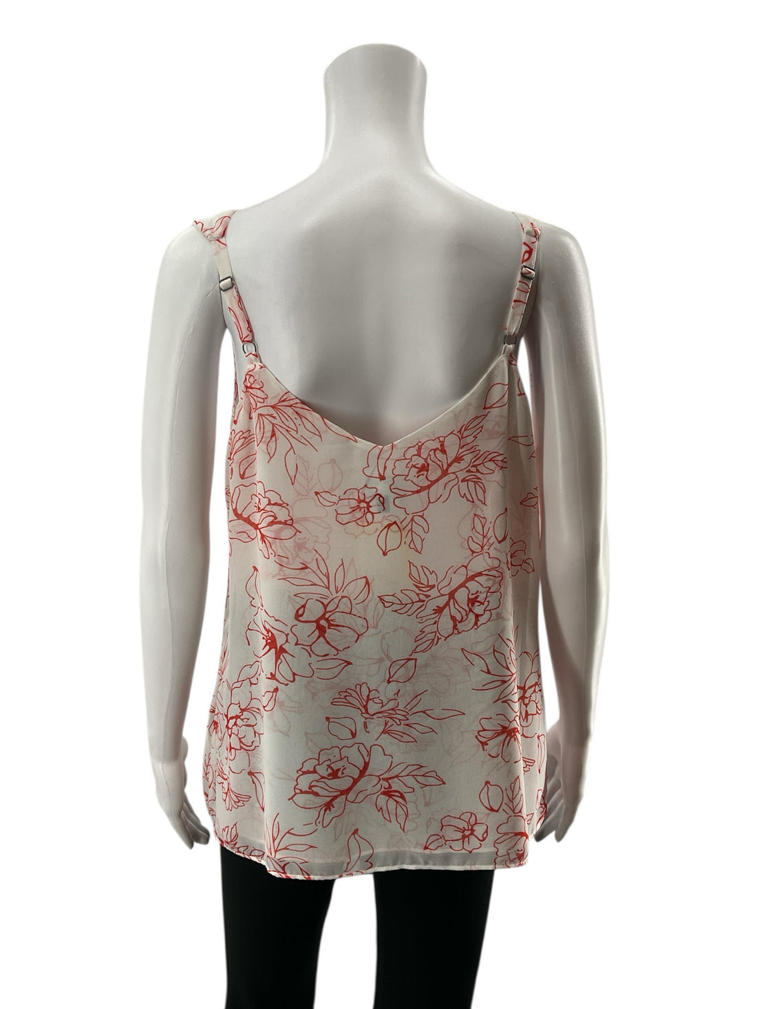 Cabi Sunkissed Cami Floral V-Neck Tank Top Size Medium