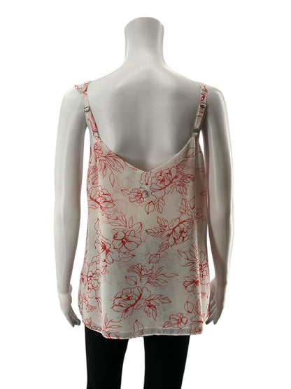 Cabi Sunkissed Cami Floral V-Neck Tank Top Size Medium