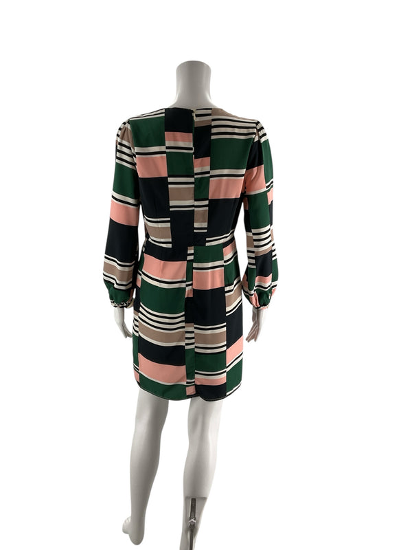 Lost + Wander Green/Multi Print Pre-Owned Ladies Dress - Size Medium