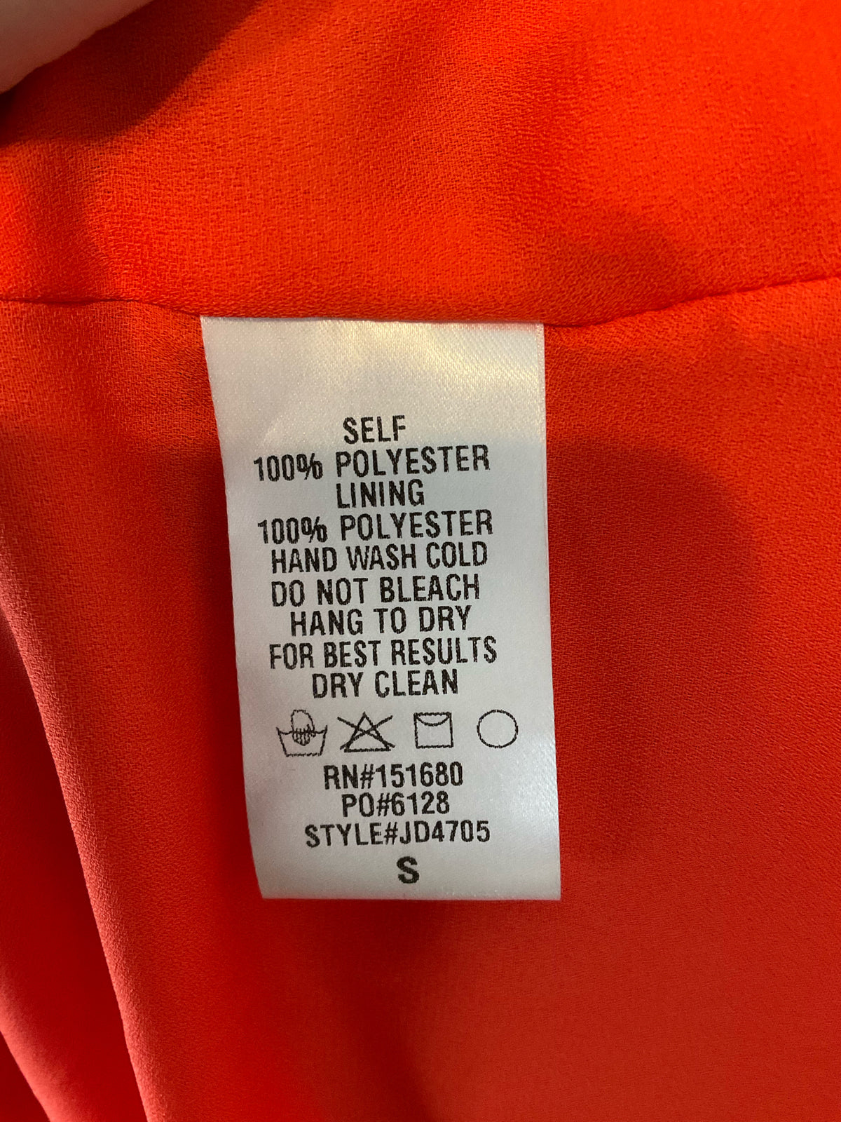 Storia NWT Reddish Orange Tiered Puff Sleeve Midi Dress | Size Small - ONLINE ONLY