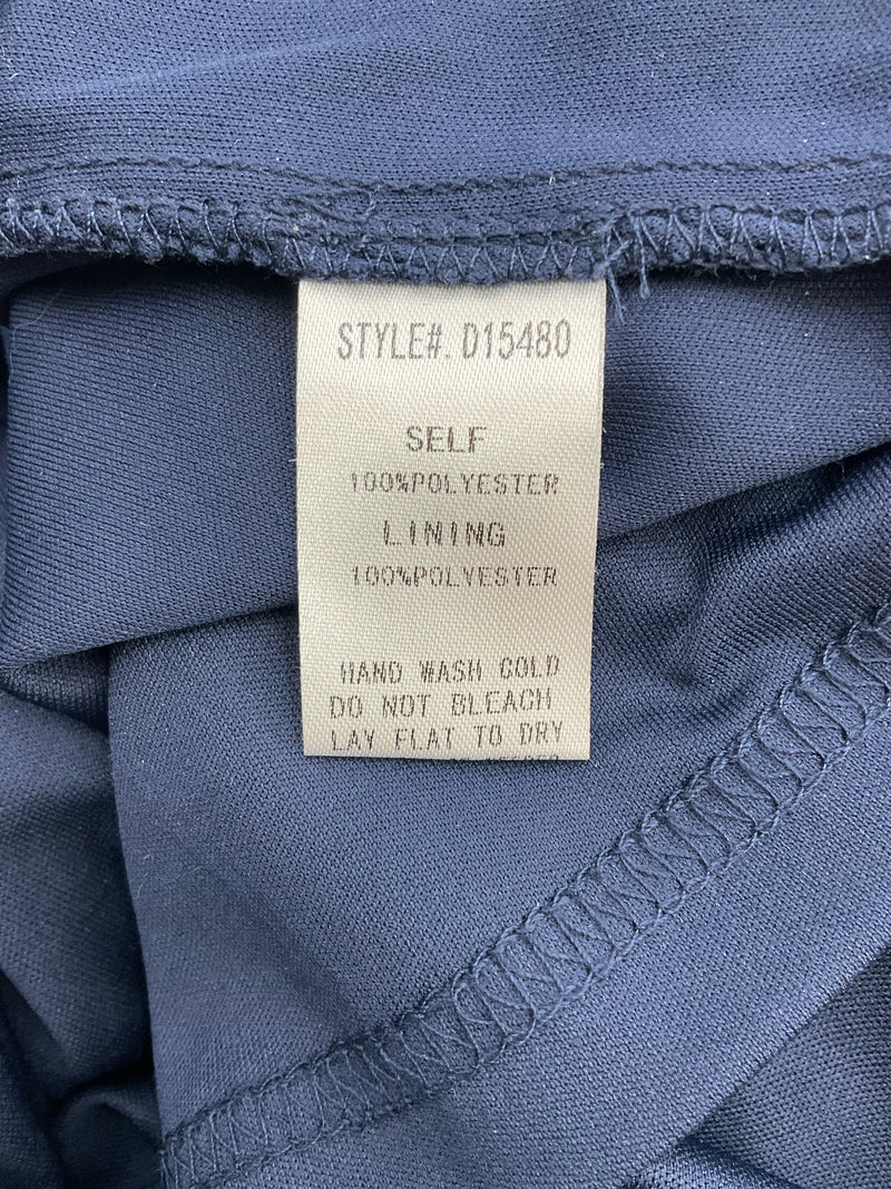 Brigitte Bailey Navy Solid Pre-Owned Ladies Dress - Size Small
