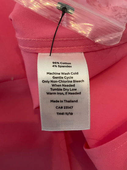 Talbots NWT Non-Iron Sleeveless Perfect Shirt Size 4 Coral Pink
