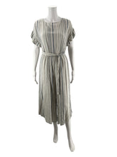 June & Hudson white/blue Jumpsuit White/Blue Stripe Pre-Owned Ladies Jumpsuit - Size Small - Size S