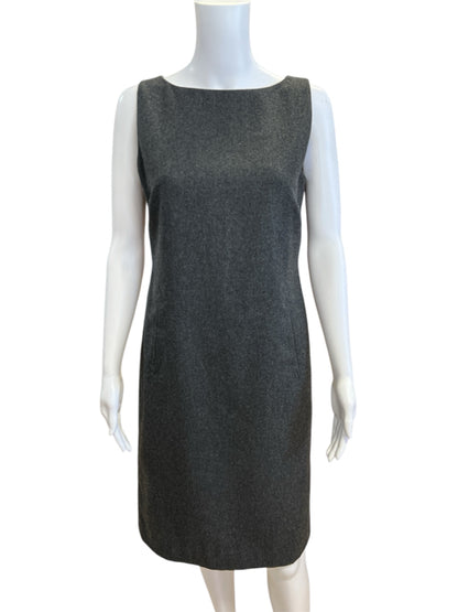 Loft Size 4 Gray Solid Dress