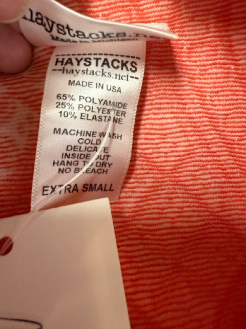 Haystacks Textured Diamond Print Sleeveless Shift Dress XS