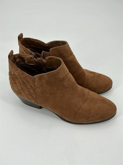 Style & Co Camel Quilted Booties Size 7.5