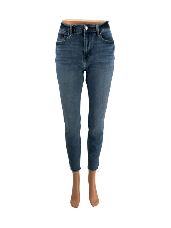 Kensie Blue Solid Pre-Owned Ladies Jeans - Size 6