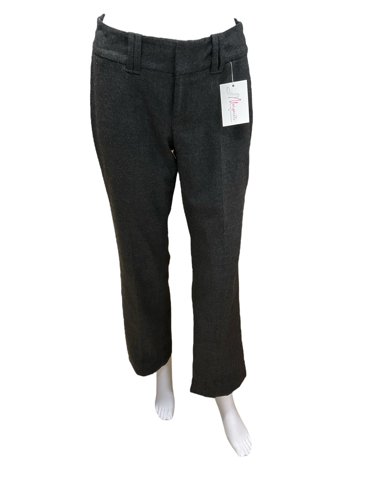 Banana Republic Size 0 Charcoal Solid Pre-Owned Pants