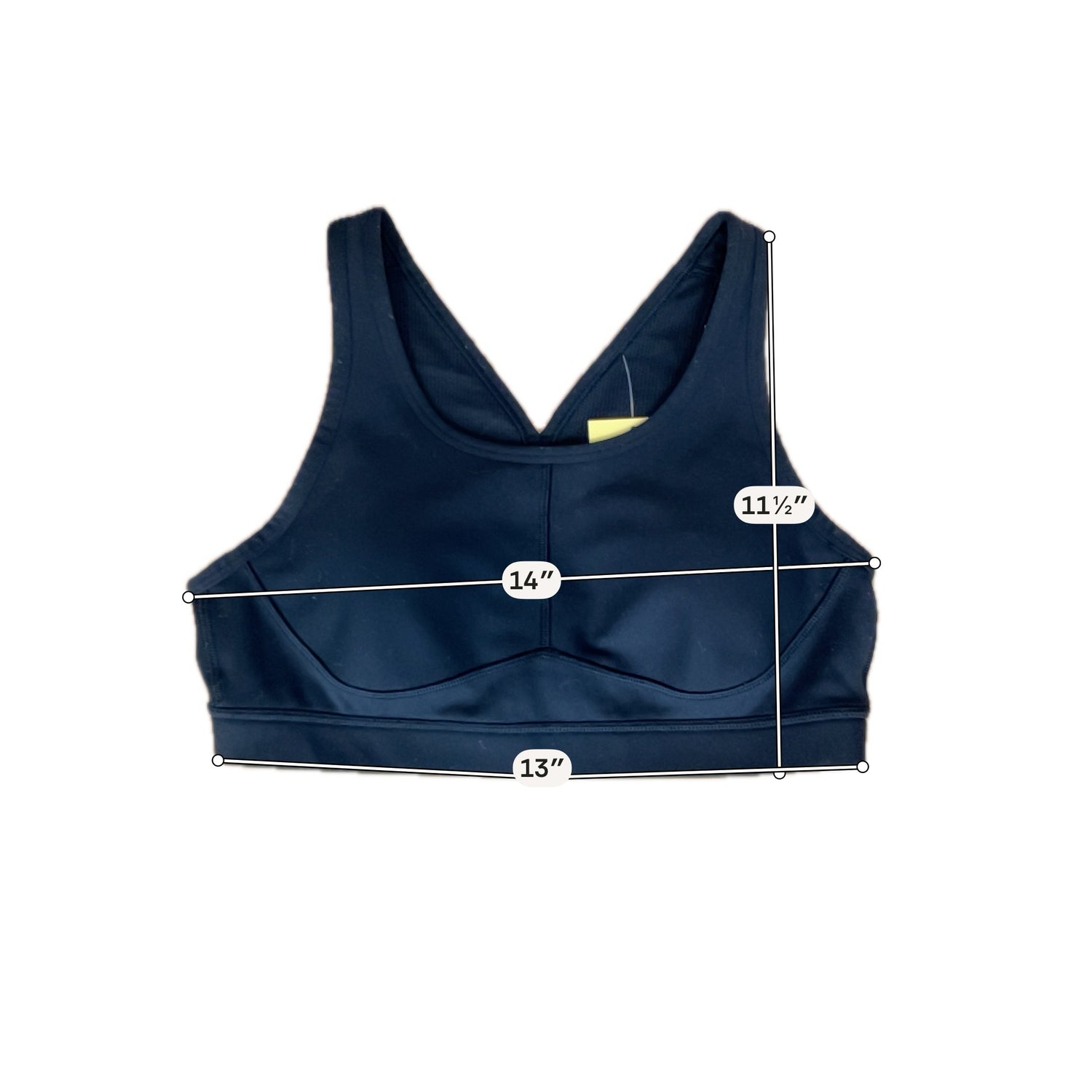Athleta Glory 2.0 Racerback Cutout Sports Bra Black Size Small