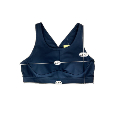 Athleta Glory 2.0 Racerback Cutout Sports Bra Black Size Small