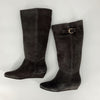 Steven Gray Suede Boots Size 6.5