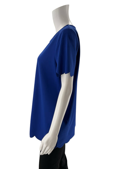 Jodifl Blue Solid Pre-Owned Ladies Top - Size Medium - ONLINE ONLY