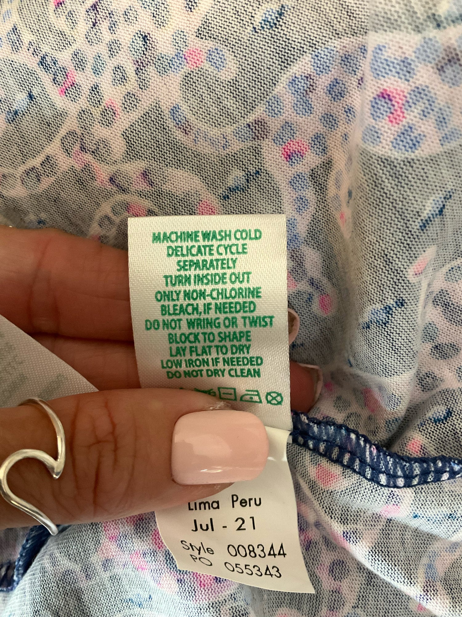 Lilly Pulitzer Kaelan T-Shirt Dress Seeing Spots Print Size Small