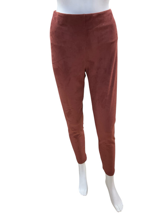 Lysse Size M RUST suede Pre-Owned Pants