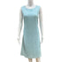 Preston & York Aqua Floral Ladies Pre-Owned Dress - Size Medium - Margaret’s Fine Consignment