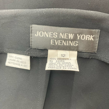 Jones New York Black Wide-Leg Evening Pants – Size 12, Excellent Condition - Margaret’s Fine Consignment