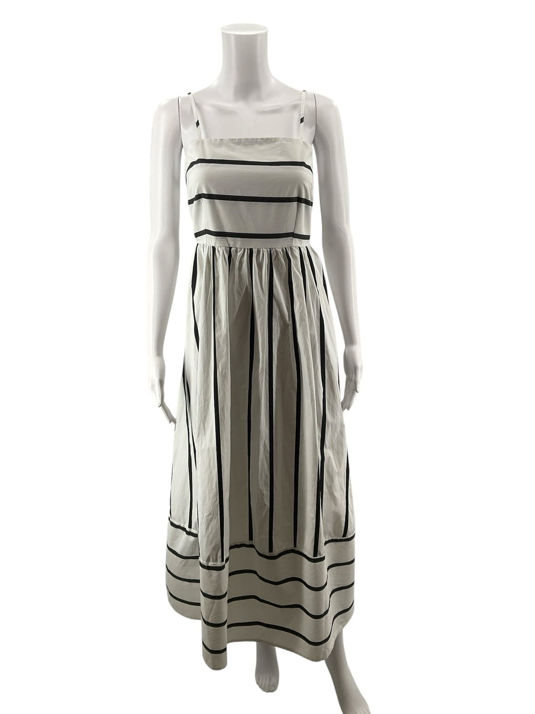 Chouy Atou white/navy Maxi Striped Spaghetti Strap Maxi Sundress Navy &amp;amp; White Size S NWT - Size S