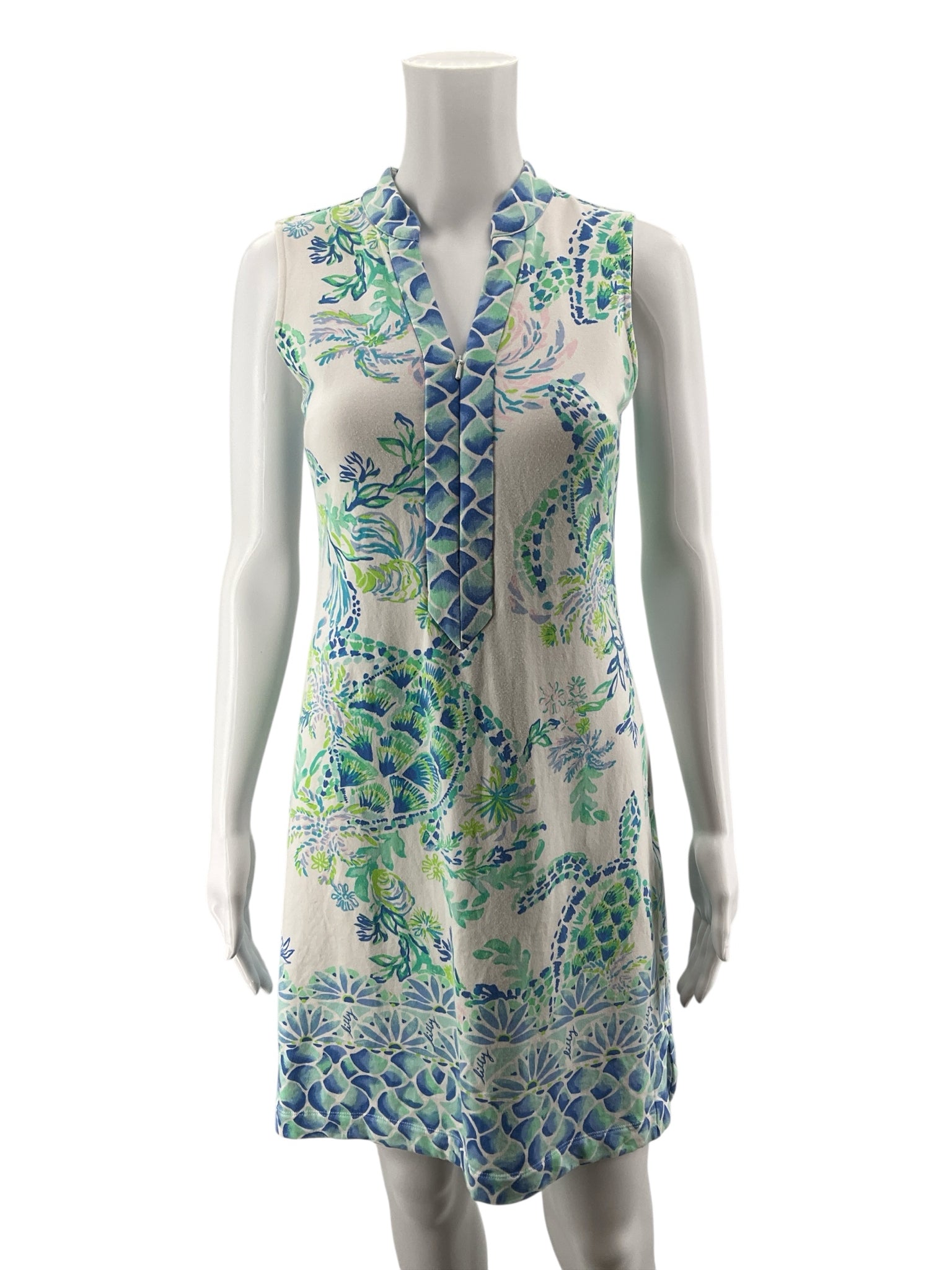 Lilly Pulitzer Hollie Tunic Dress XS Bay Dreamin&