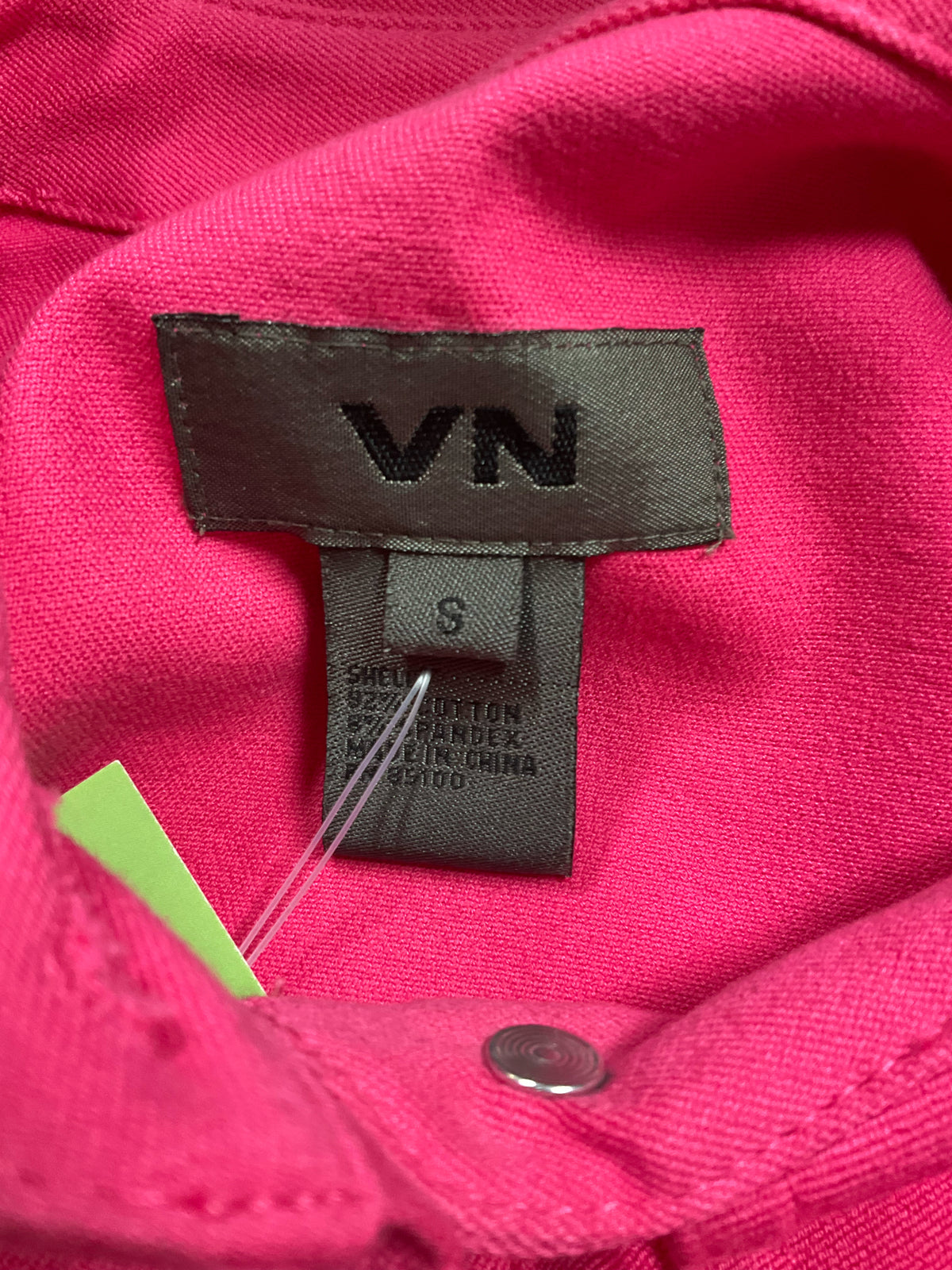 VN Venus Hot Pink Snap-Front Stretch Jacket - Women&