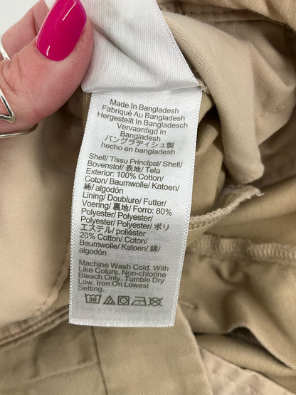 J.Crew Classic Chino Shorts Khaki Cotton Mid Rise Size 2