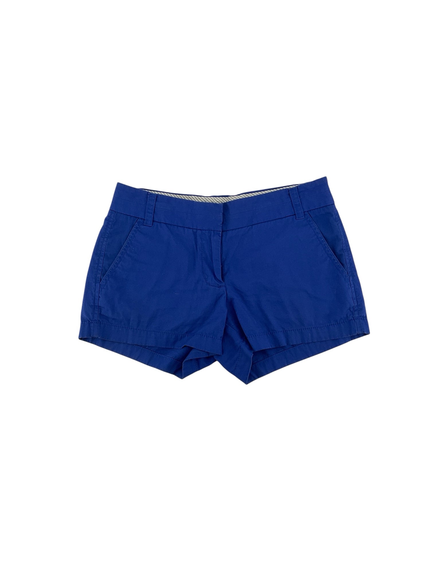 J.Crew Royal Blue Shorts Broken-In Chino Shorts Size 0 Royal Blue 3" Inseam - Size 0