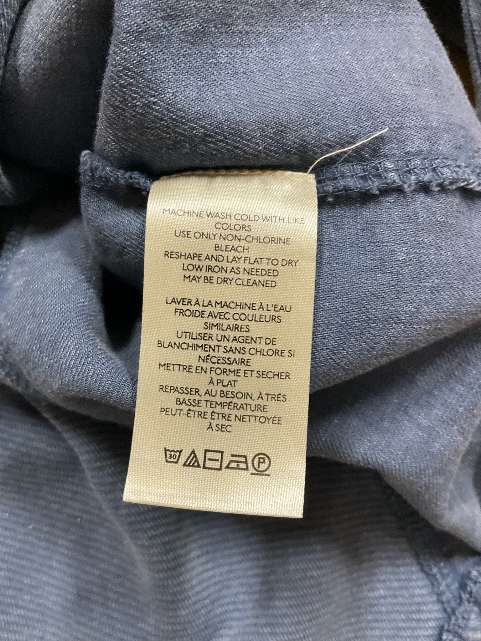 Pilcro and the Letterpress Puff Sleeve Denim Utility Shirt Jacket XXS Blue Button Front