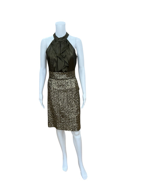 Antonio Melani Bronze Sequins Pre-Owned Ladies Dress - Size 4 - Margaret’s Fine Consignment
