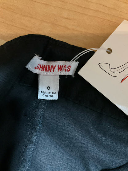 Johnny Was Dragon Embroidered Cropped Cargo Pants Size 8  - ONLINE ONLY