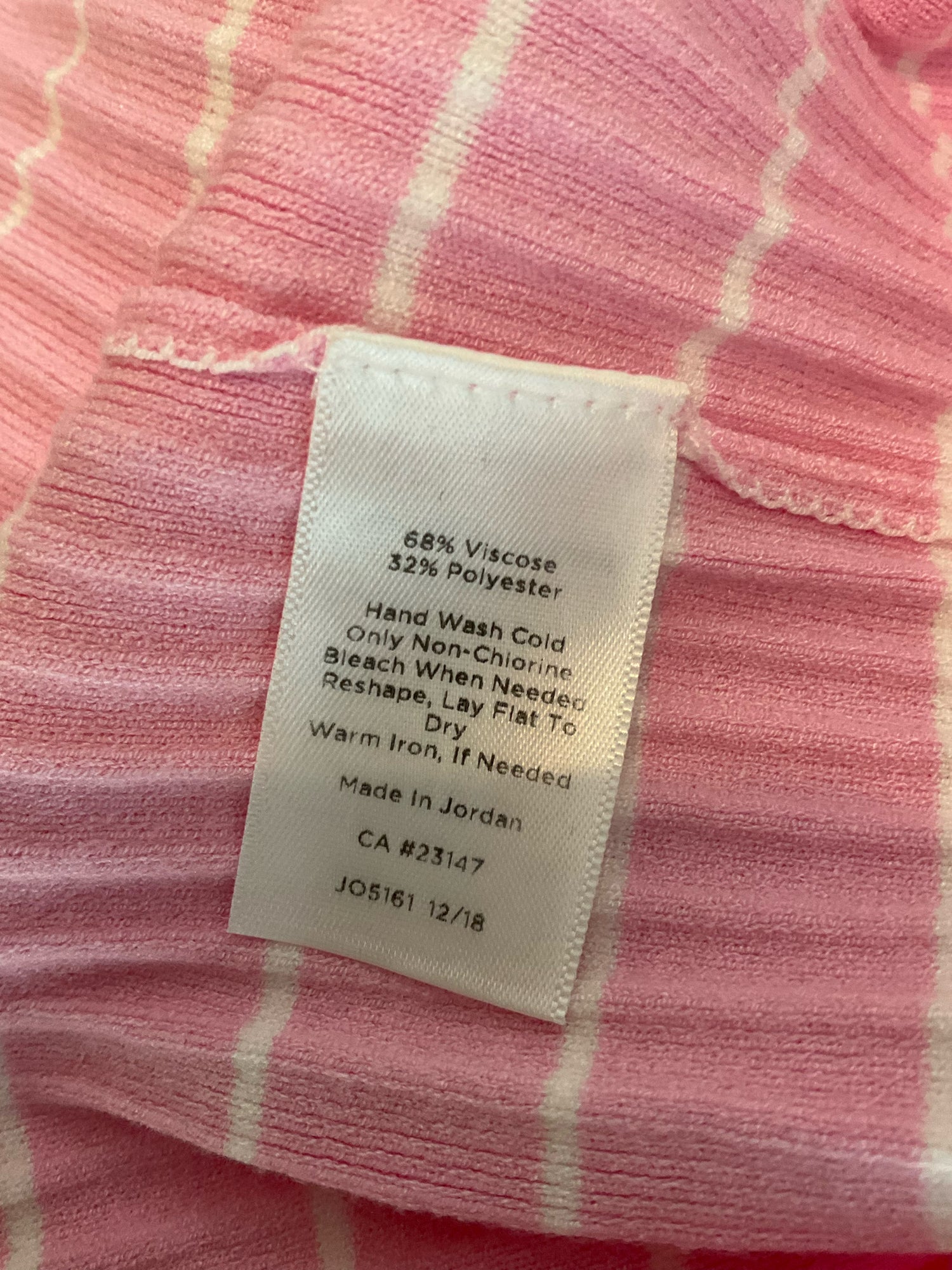 Talbots Striped Mock Neck Button Shoulder Sweater Tank Top | Size Small Petite