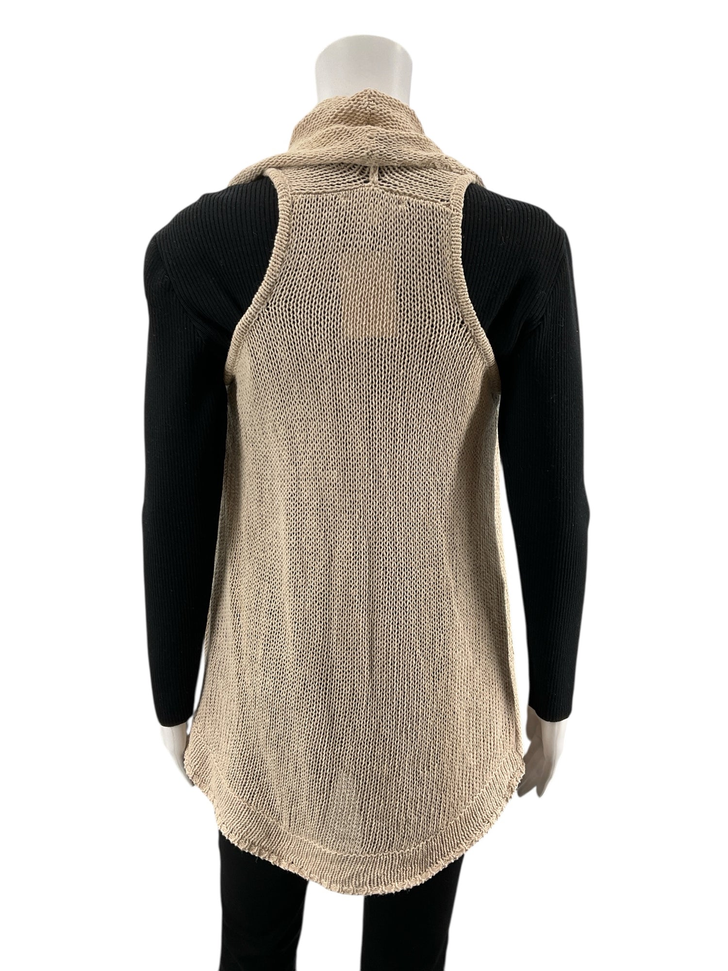 Cabi Tan Solid Pre-Owned Ladies Vest - Size XS