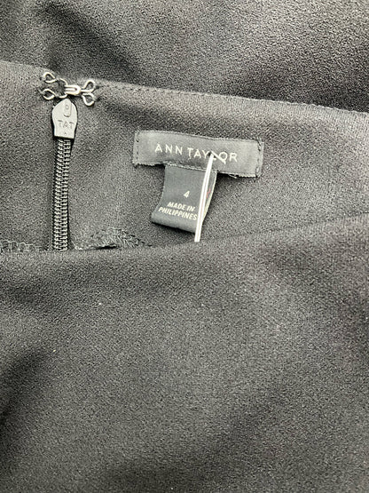 Ann Taylor Black Solid Pre-Owned Ladies Dress - Size 4