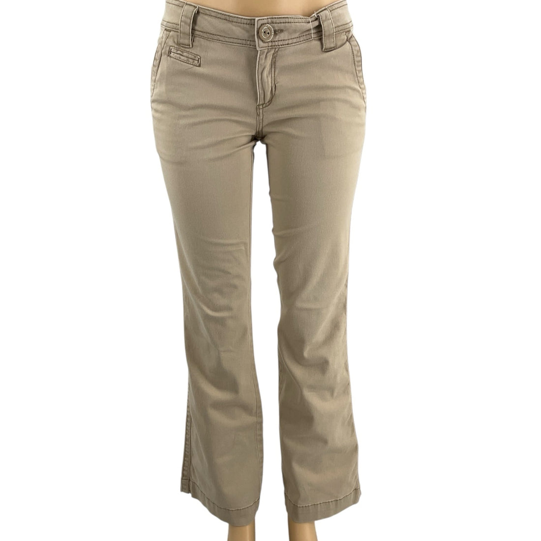 Aeropostale Tan Skinny Flare Pants – Size 3/4, Excellent Condition - Margaret’s Fine Consignment