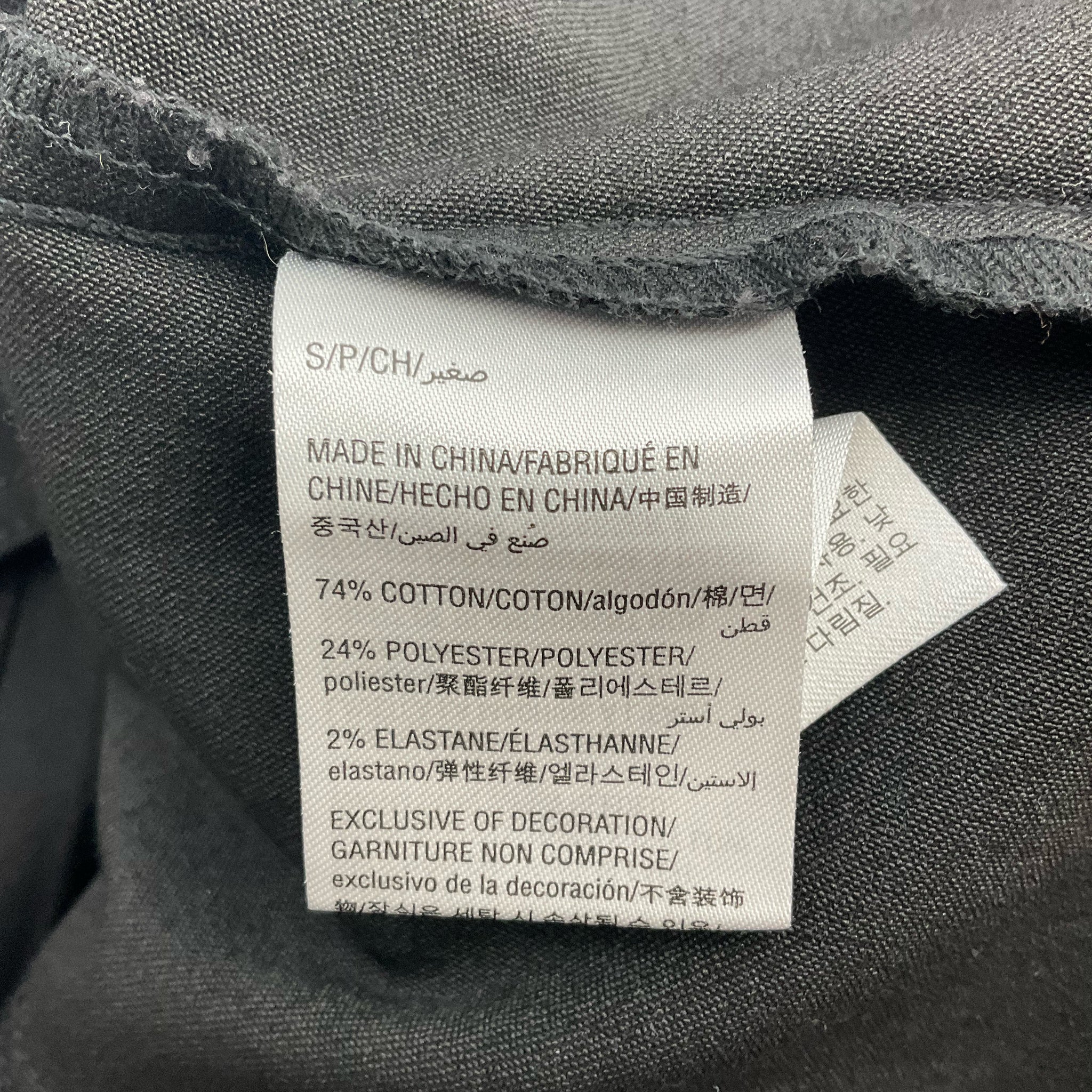 Charter Club Black/Maroon Floral Pre-Owned Ladies Jacket - Size Small