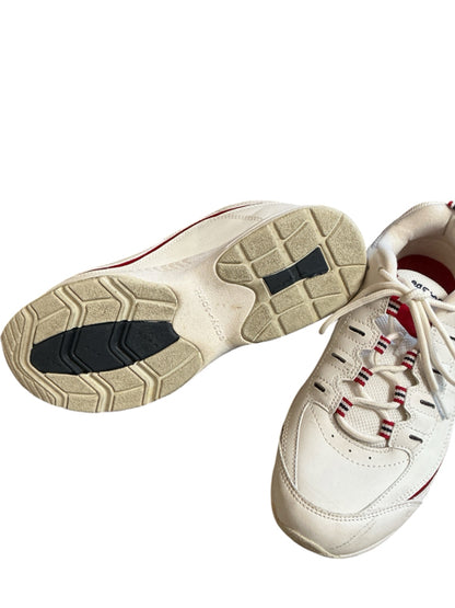 Easy Spirit Romy Comfort Walking Shoes Womens Size 8 White Red Navy