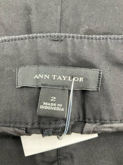 Ann Taylor Classic Black Bermuda Shorts | Size 2 - ONLINE ONLY
