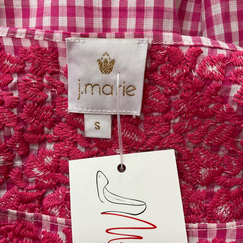 J Marie Pink/White Checkered Pre-Owned Ladies Dress - Size Small - Margaret’s Fine Consignment