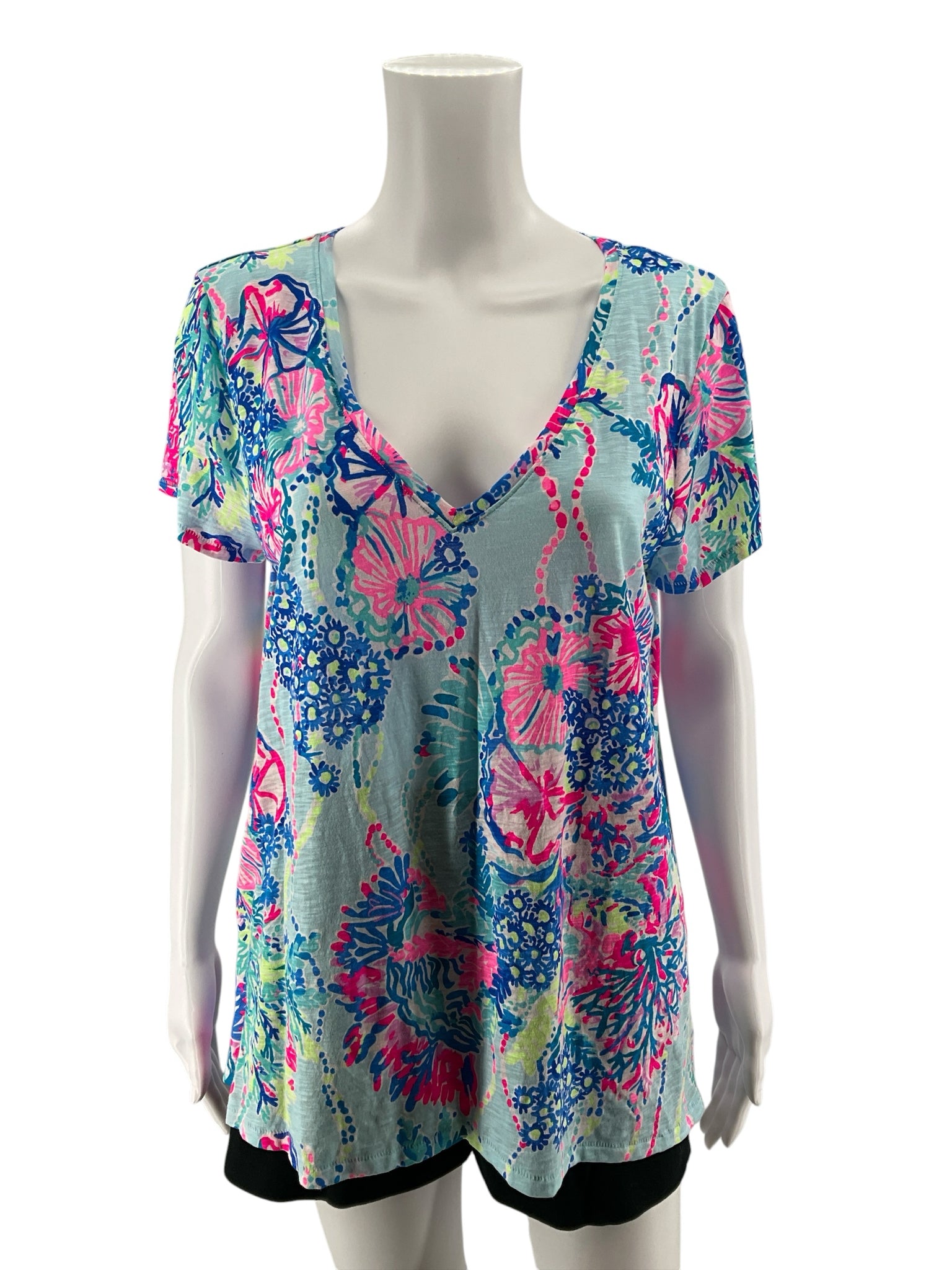Lilly Pulitzer Etta V-Neck Tee &